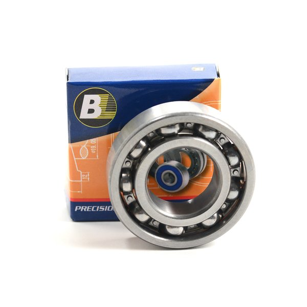Tritan Deep Groove Ball Bearing, Stainless Steel, Inch, 0.75-in. Bore Dia., 1.625-in. OD, 0.3125-in. W SSR12
